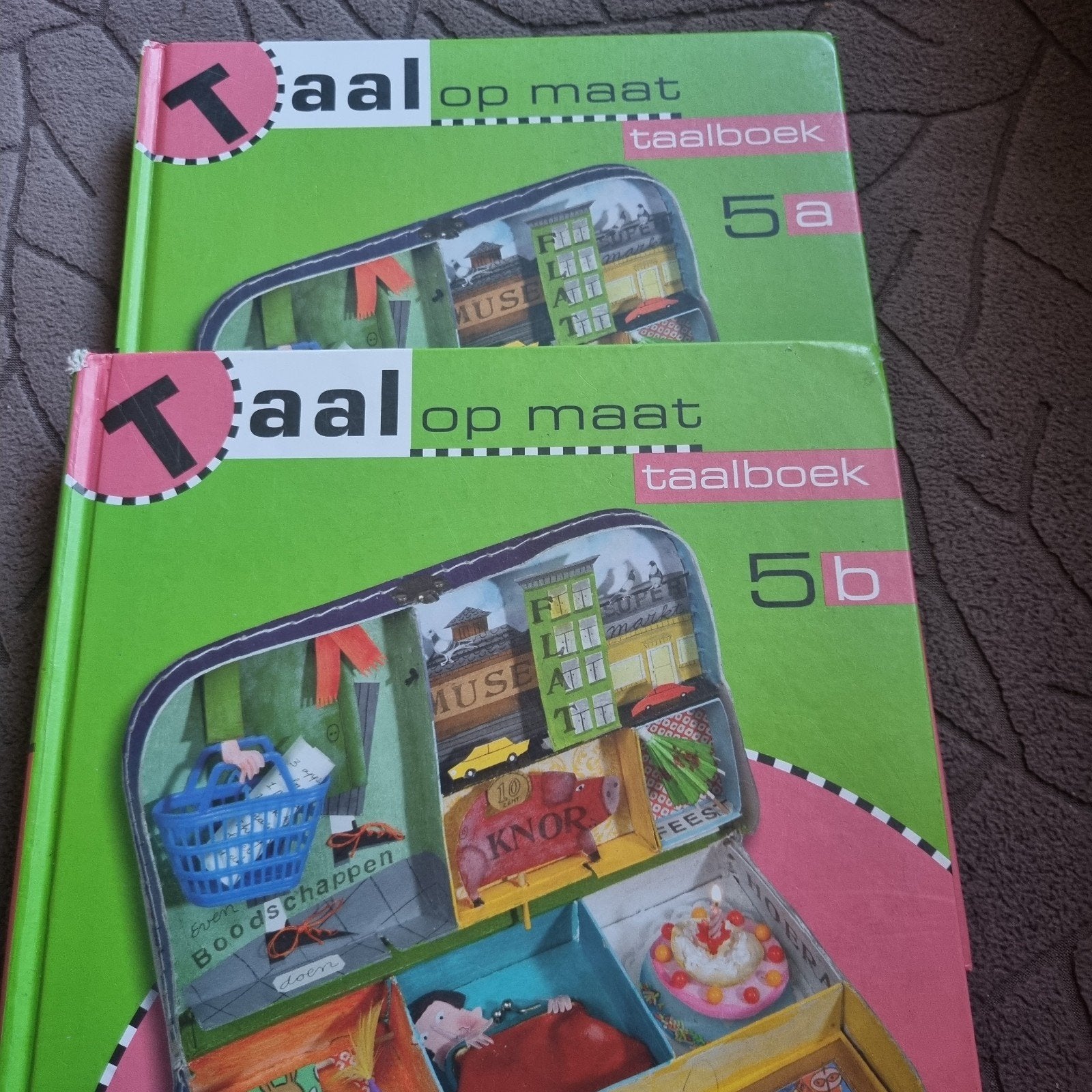 Groep 5 Taal op Maat taalboeken 5a en 5b Noordhoff  taal, Ophalen of Verzenden, Gelezen, Onbekend