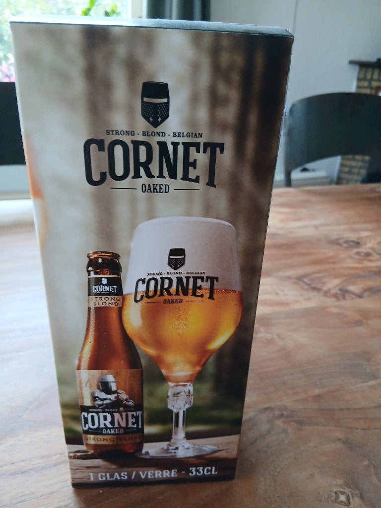 Cornet bierglas, Ophalen of Verzenden, Nieuw, Glas of Glazen, Overige merken