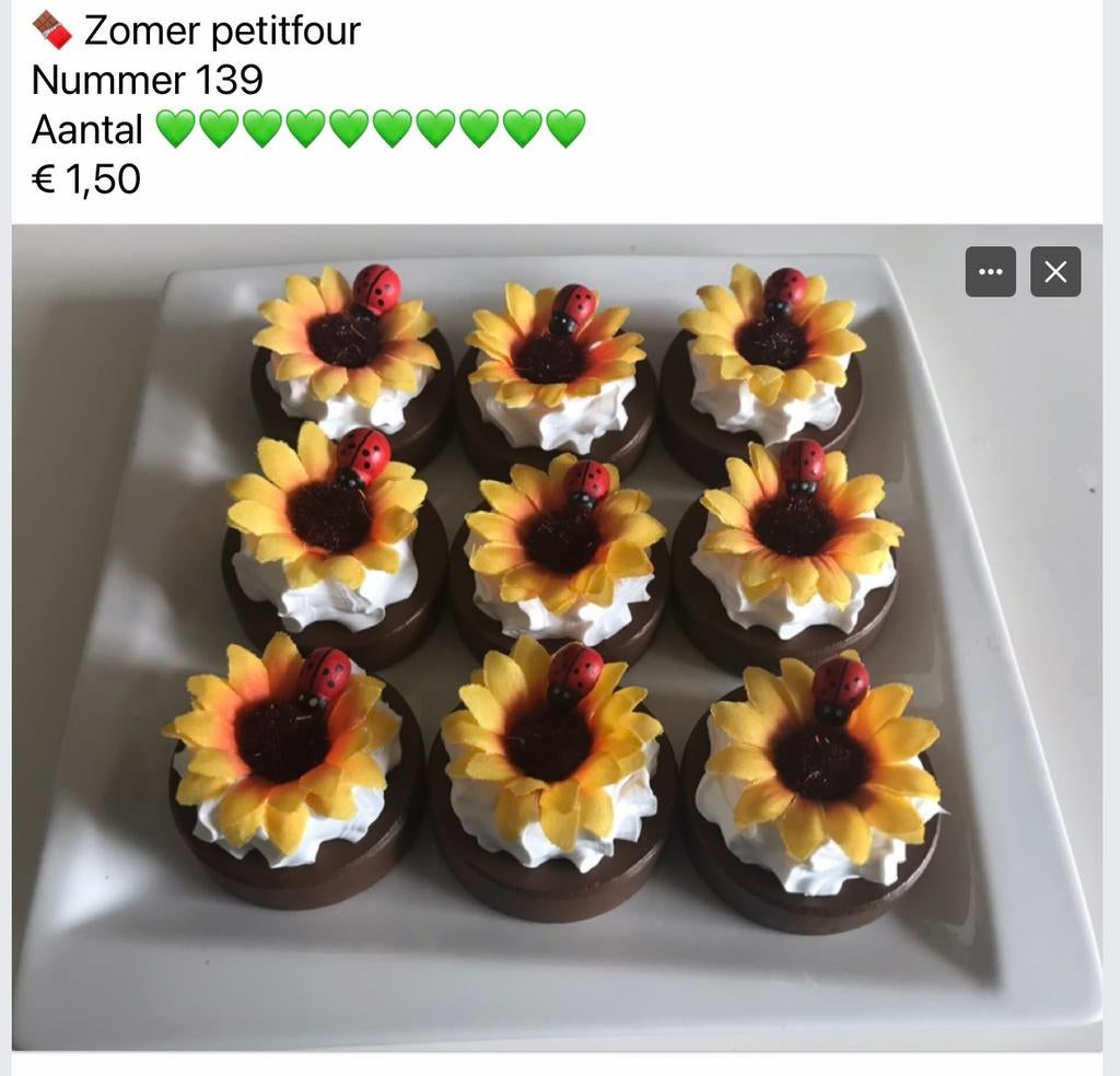 Div decoratie nep petitfour petitfours DEEL 4, Ophalen, Nieuw