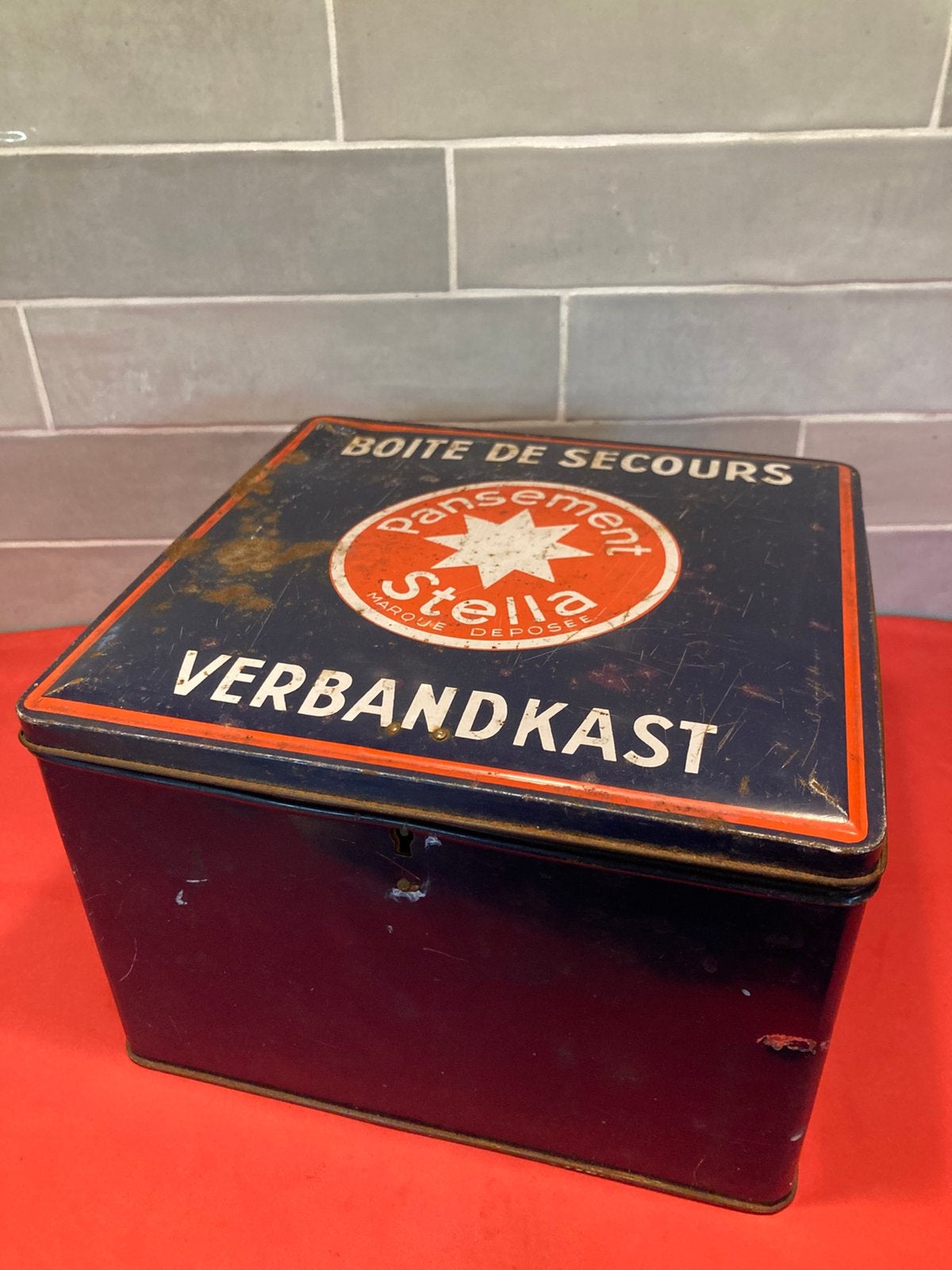Vintage verbandkast Stella (060826c), Verzamelen, Ophalen of Verzenden, Gebruikt, Overige
