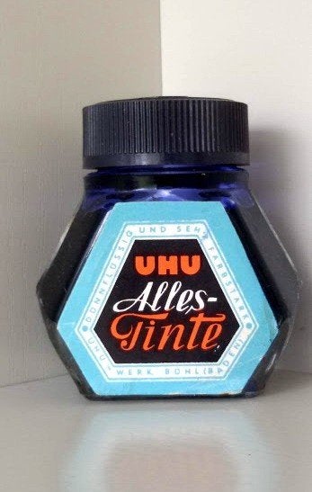 Uhu alles tinte - blauw, Verzenden, Zo goed als nieuw