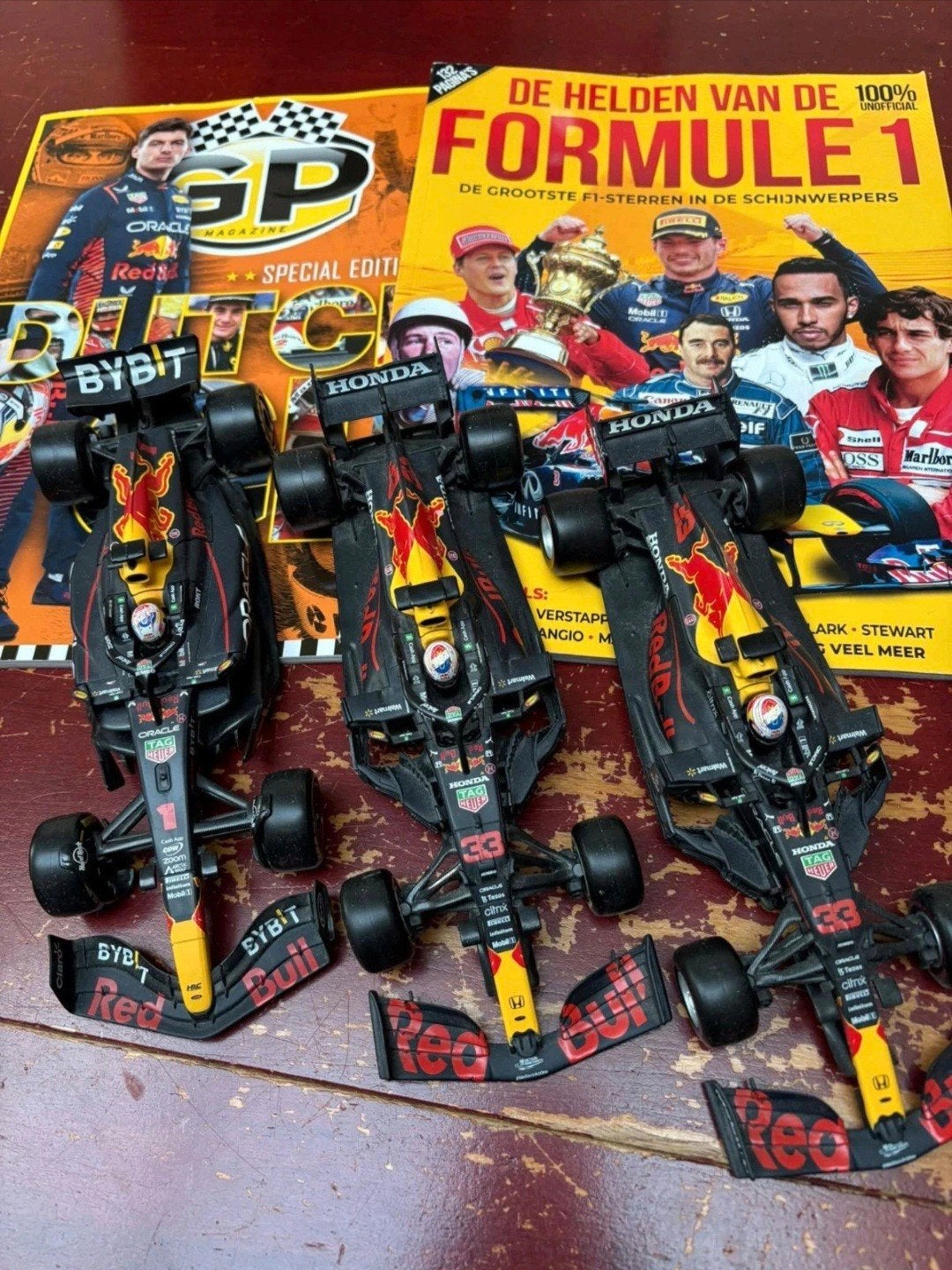 Red Bull Racing F1 schaalmodellen (3 stuks), Ophalen of Verzenden, Zo goed als nieuw, Formule 1