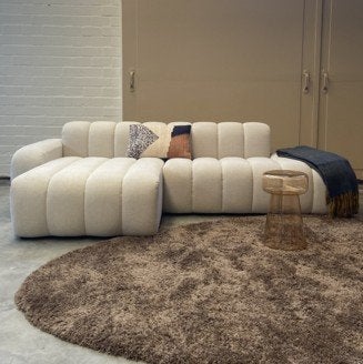 SALE showroommodellen TERRA + BEIGE modulaire banken korting, Ophalen, 250 tot 300 cm, 100 tot 125 cm, Zo goed als nieuw