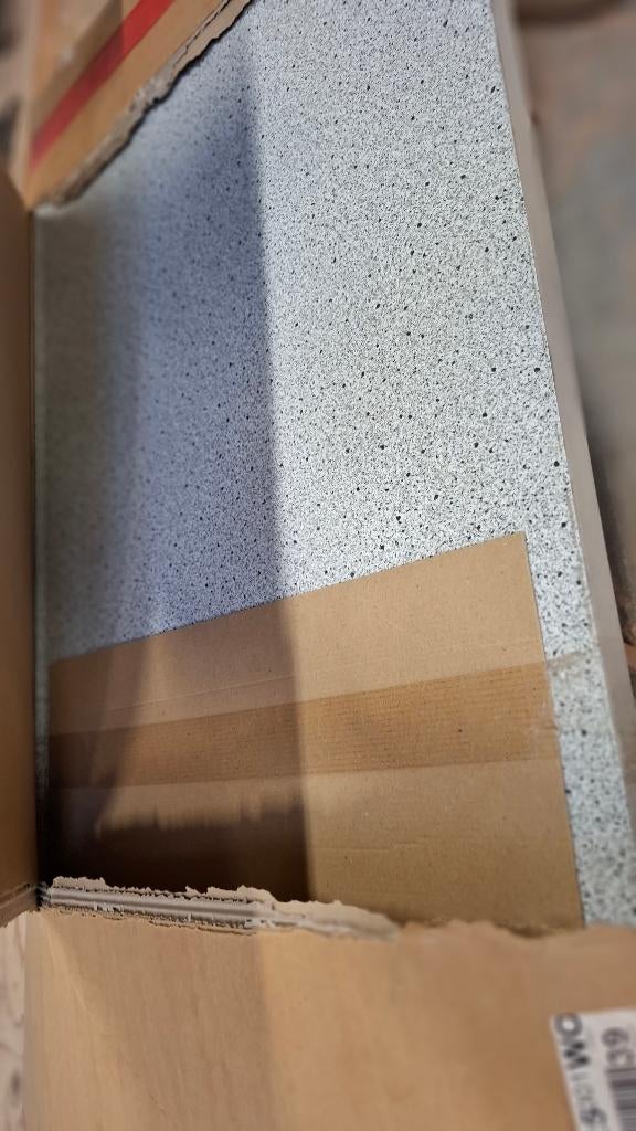 keukenblad multiplex met 1 1/2 spoelbak, Ophalen, Nieuw, Enkelwandige keuken, Hout