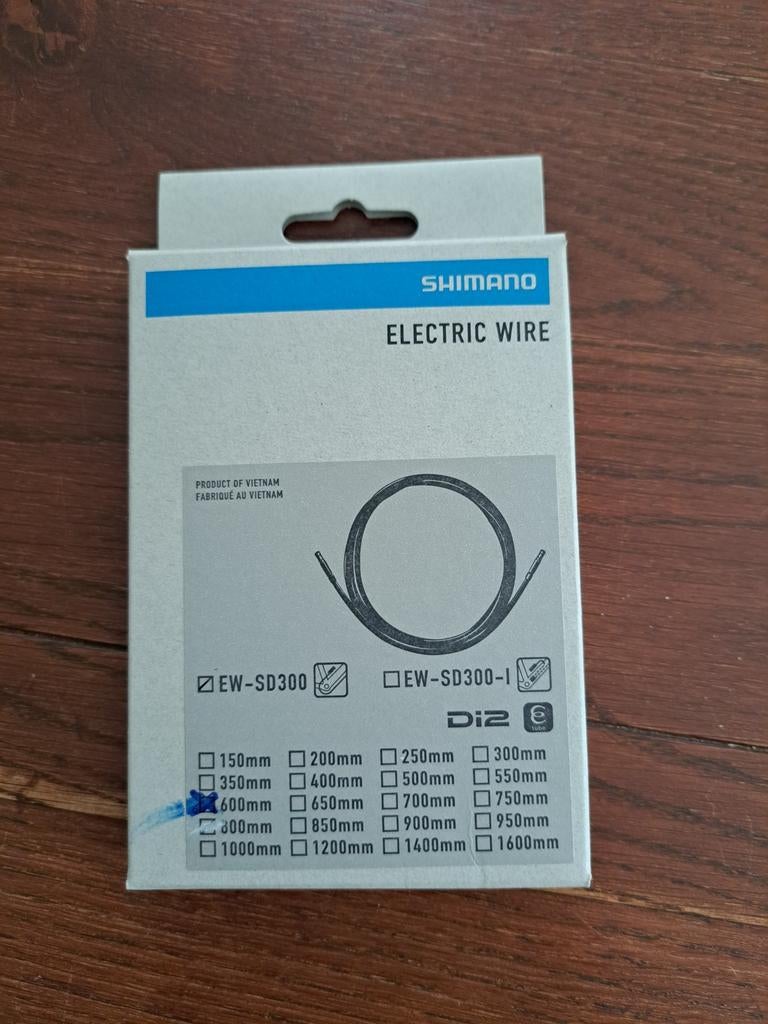 Shimano EW-SD300 Di2 elektrische draad 600mm, Elektrische fiets, Verzenden, Overige typen, Shimano