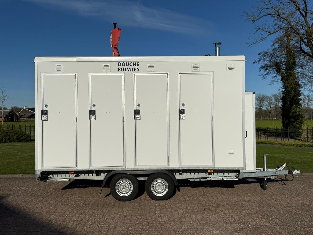 Douchewagen 4 persoons - B.J. 2021, Hobby en Vrije tijd, Ophalen of Verzenden, Zo goed als nieuw, Overige