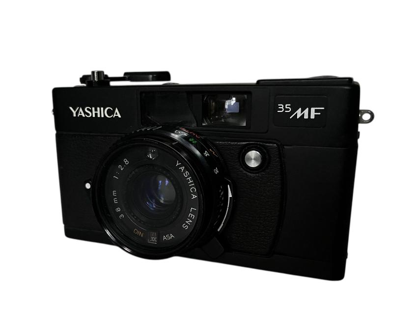 Yashica 35 MF 38mm 2,8, Ophalen of Verzenden, Zo goed als nieuw, Compact, Overige Merken