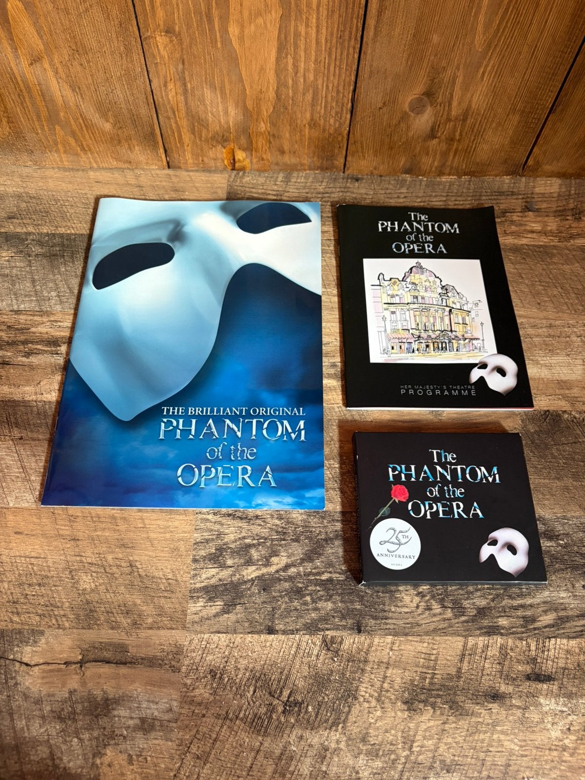 Phantom Of The Opera Musical UK spullen, Ophalen