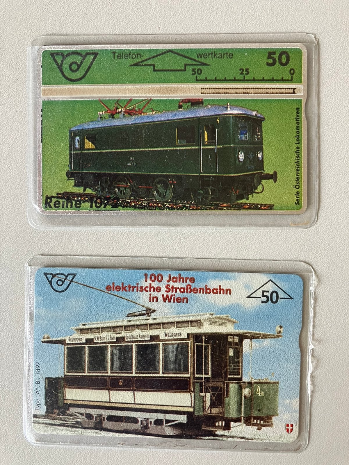 2 telefoonkaart uit Oostenrijk, Ophalen of Verzenden, Zo goed als nieuw, Trein, Overige typen