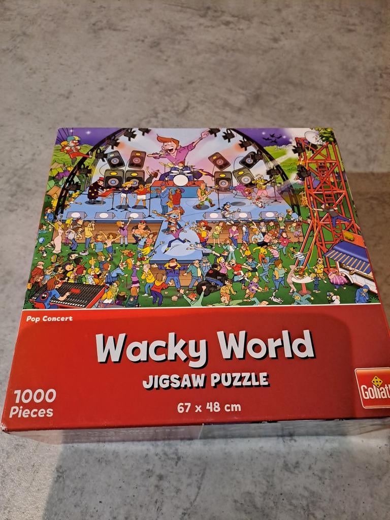 Wacky World Puzzel 1000 stukjes, Ophalen, 500 t/m 1500 stukjes, Gebruikt, Legpuzzel