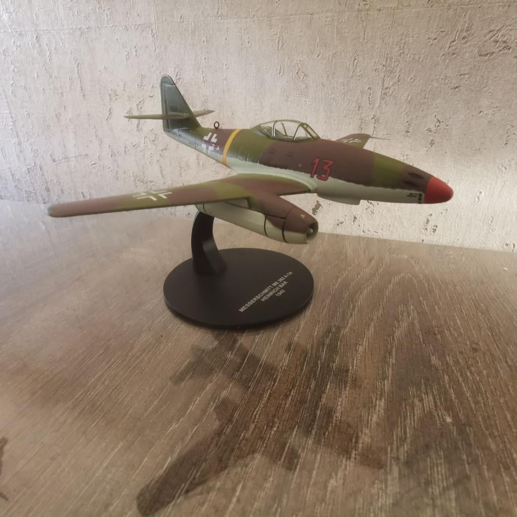 Atlas Messerschmitt Me 262 WO2 Diecast Modelvliegtuig, Overige merken, 1:72 tot 1:144, Ophalen of Verzenden, Zo goed als nieuw
