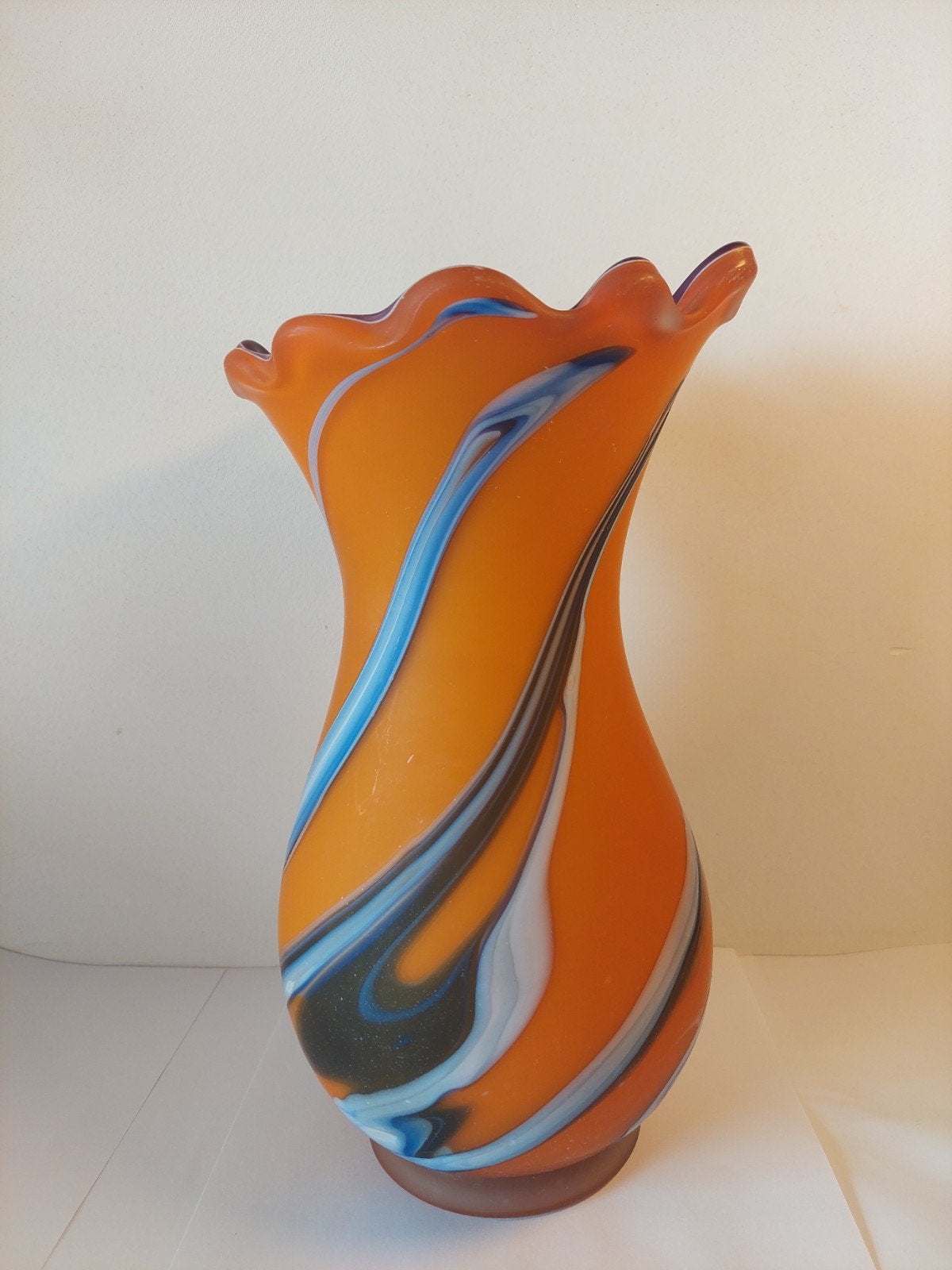 Grote handgemaakte artglass vaas Murano van Carlo Moretti, Ophalen