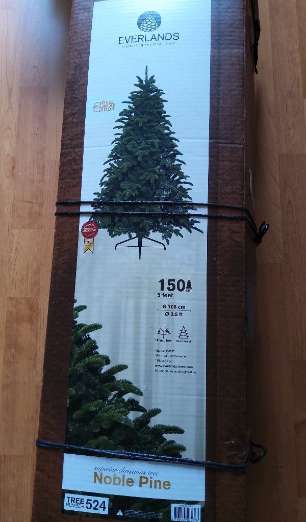 Kunstkerstboom Everlands Noble Pine, Diversen, Ophalen, Zo goed als nieuw
