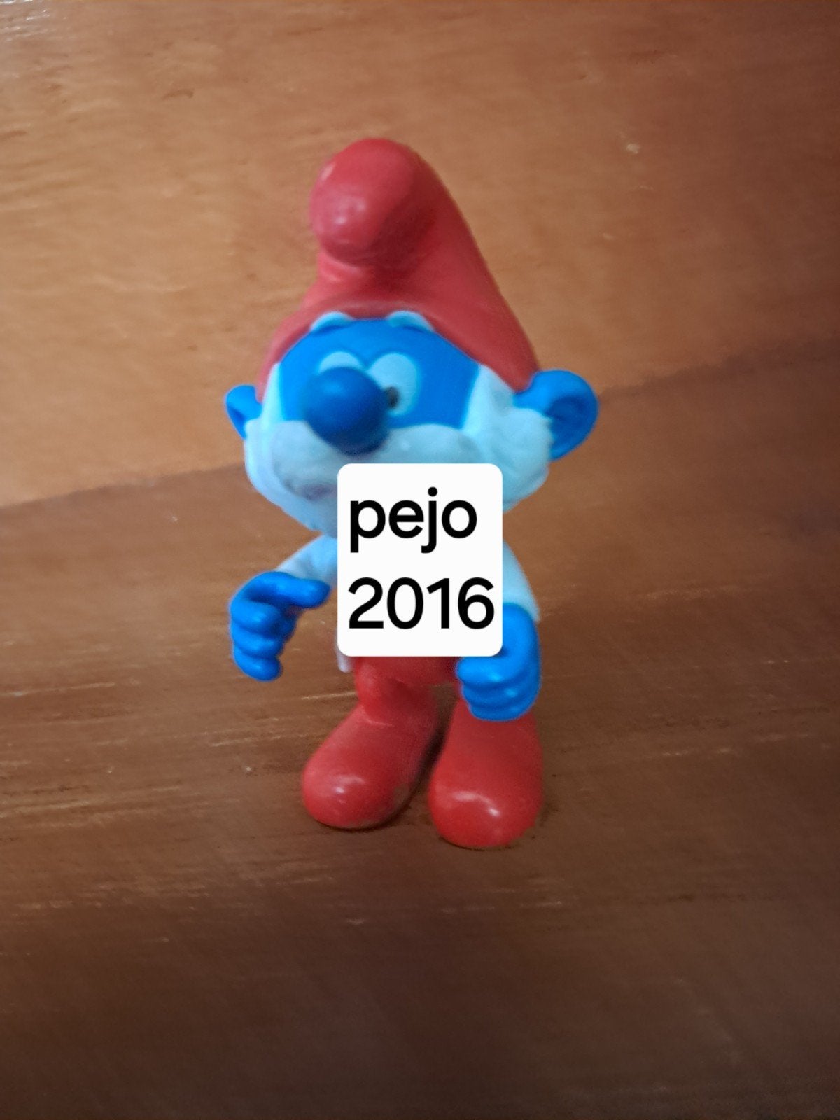 Peyo schleich uit jaren 70/80 hoog 7cm, Ophalen of Verzenden, Zo goed als nieuw, Verschillende Smurfen