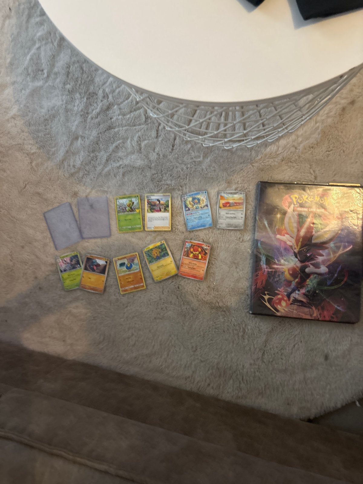 Pokémon kaarten en map - Diverse kaarten, Ophalen of Verzenden, Gebruikt, Meerdere kaarten