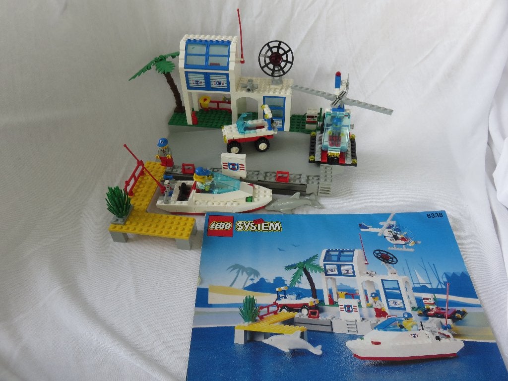 Lego classic town, set 6338 Hurricane Harbor, Compleet, Lego, Ophalen of Verzenden, Complete set