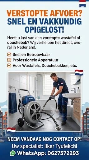 Verstopte afvoer of douchebak? Snel opgelost!
