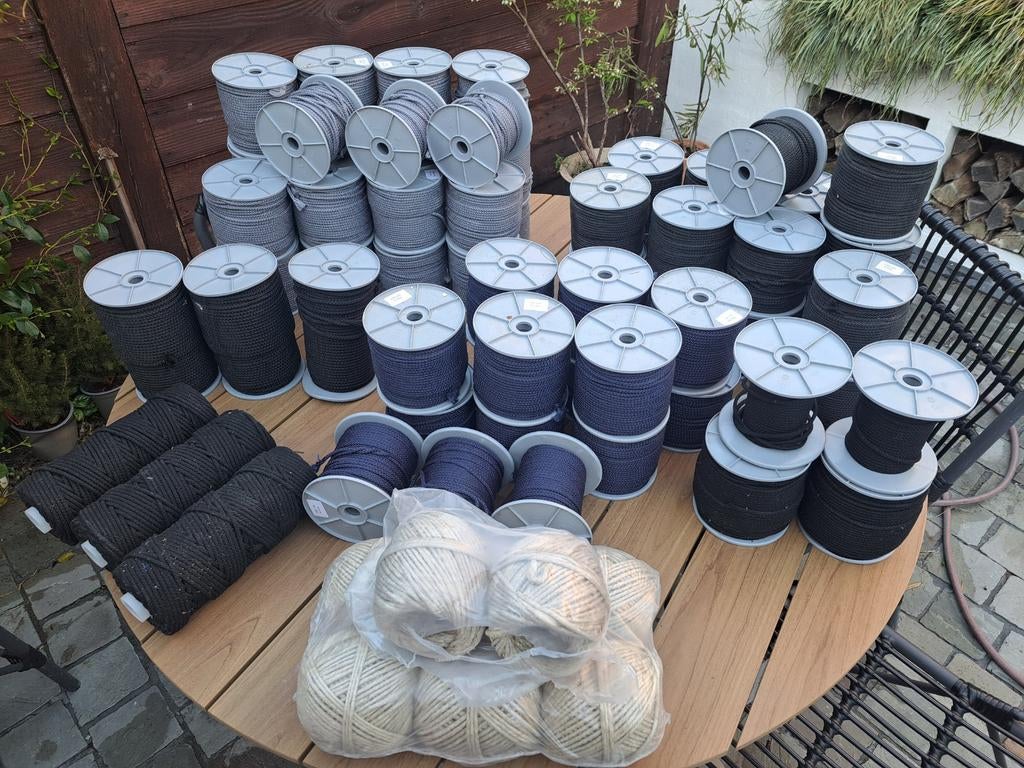 Diverse soorten touw, katoen, ppmf, hennep, Ophalen of Verzenden, Nieuw