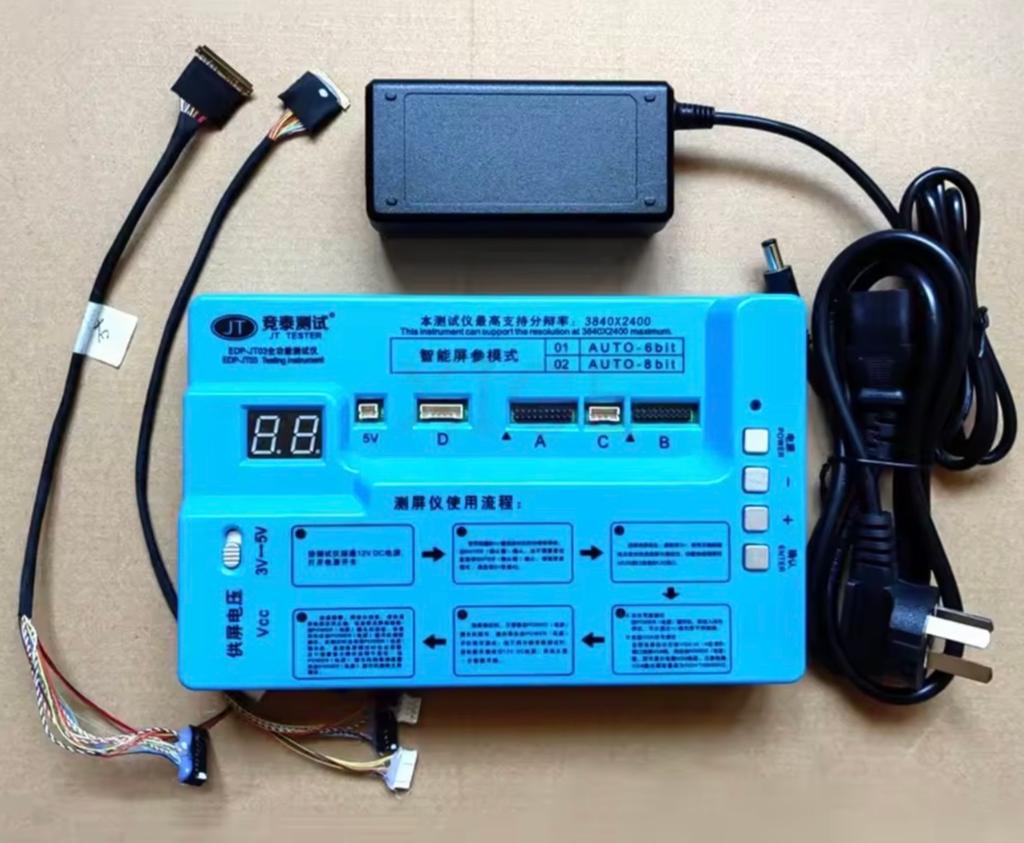 JT Tester EDP-750 LCD Scherm Tester met Accessoires, Ophalen of Verzenden, Gebruikt