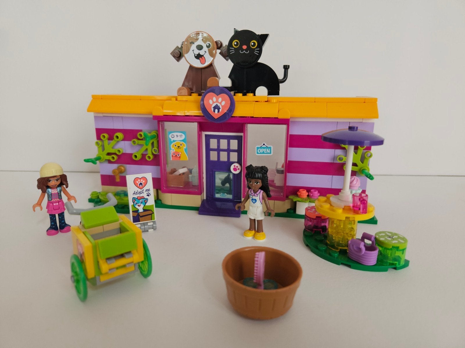 Lego Friends Huisdierenadoptie Café, Ophalen of Verzenden, Zo goed als nieuw