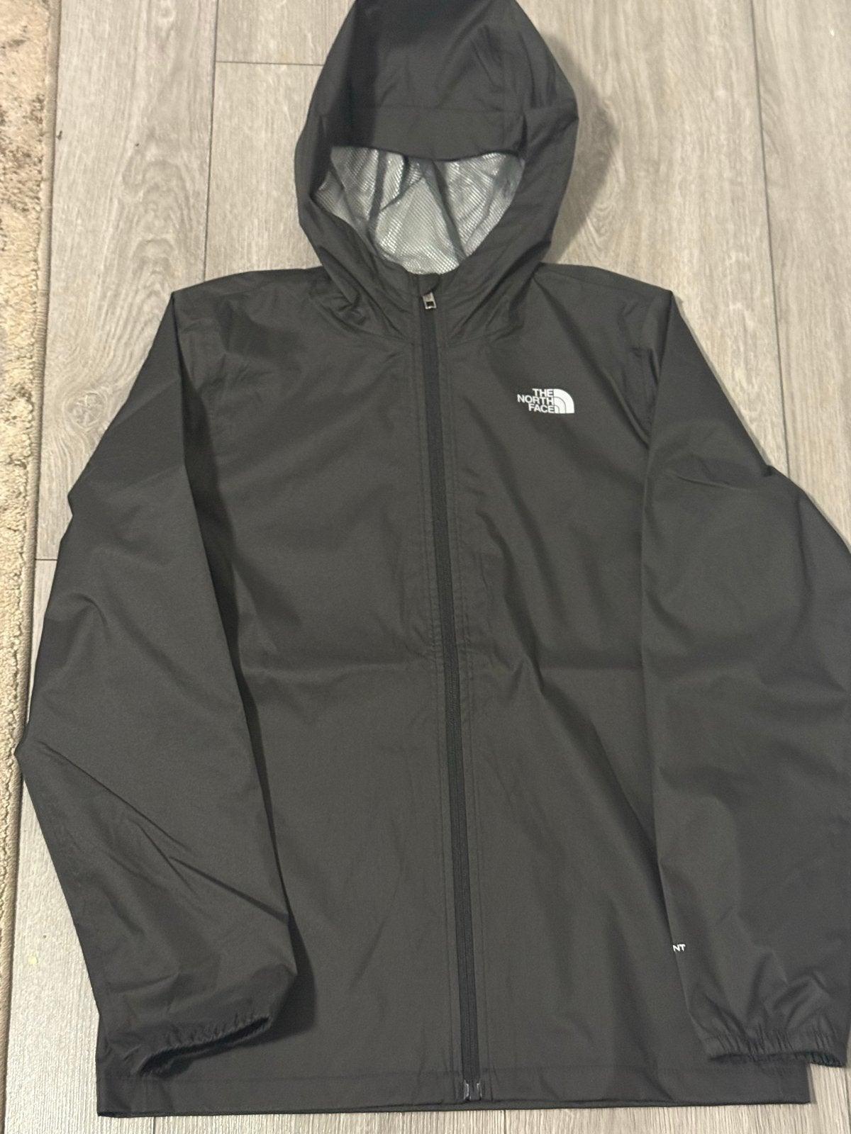 The North Face Zipline Regenjas Junior - Zwart, Ophalen of Verzenden, Zo goed als nieuw, Overige maten, Zwart