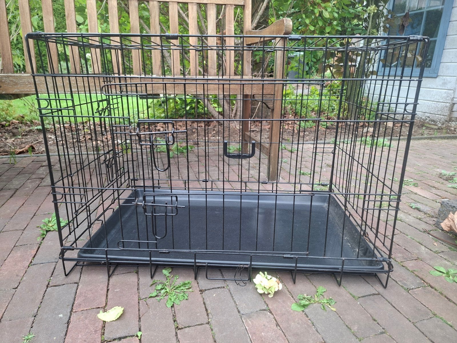 Lichte hondenbench 76x48x54, Dieren en Toebehoren, Ophalen, Gebruikt