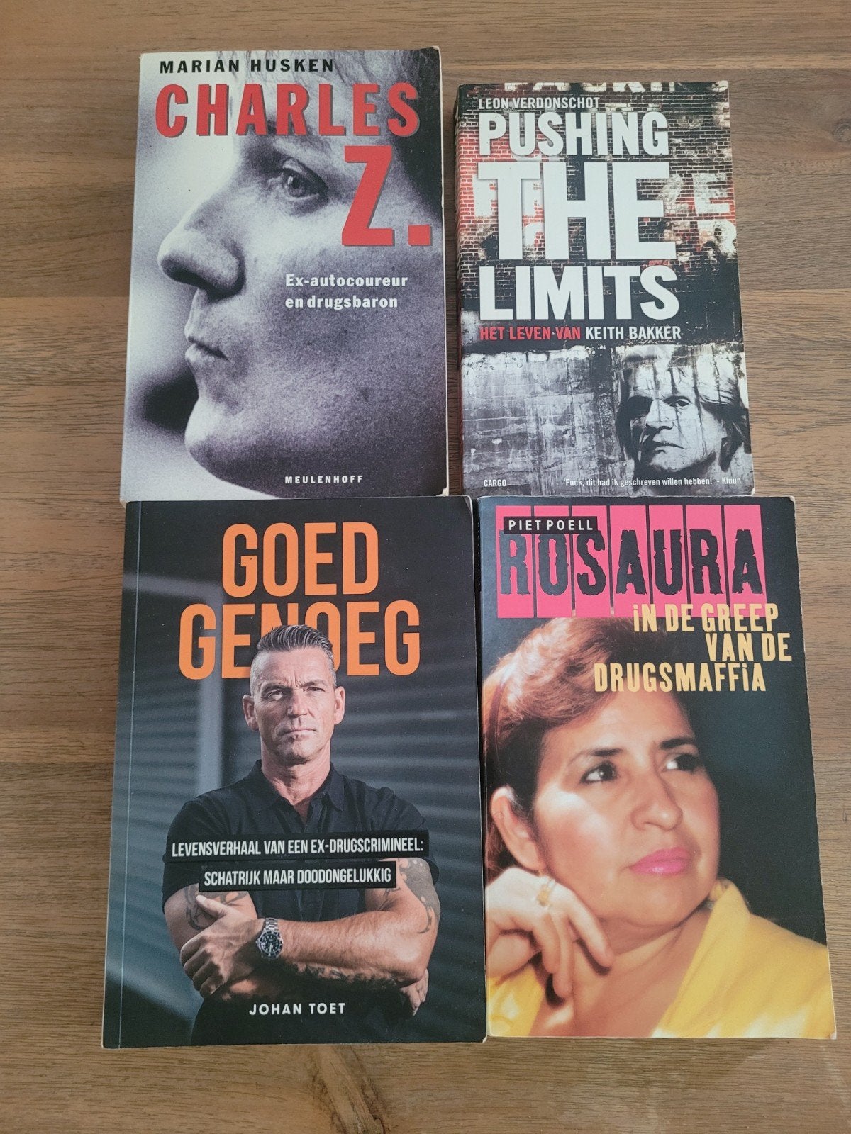4 spannende boeken gerelateerd met drugs, Ophalen of Verzenden, Zo goed als nieuw, Johan toet
