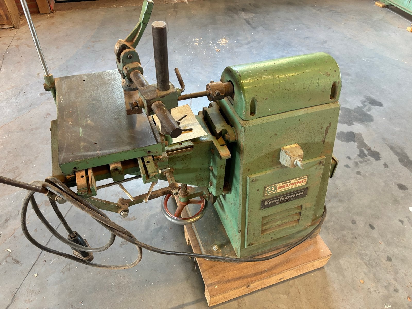 Verboom Langgatboormachine - Beuving Stadskanaal, Ophalen, Kolomboormachine