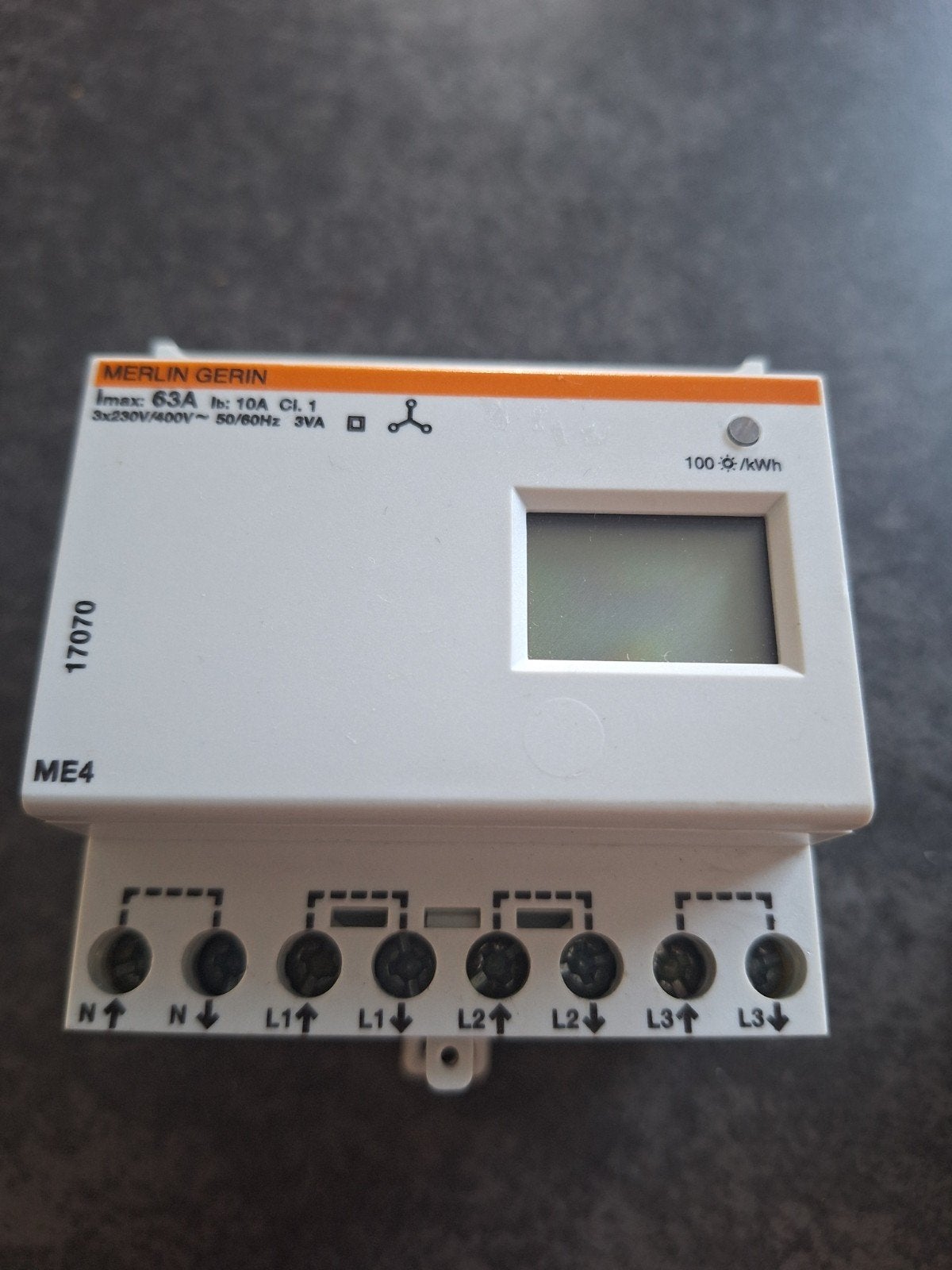 Schneider Electric Merlin Gerin KwH meter, tussenmeter, MID, Ophalen
