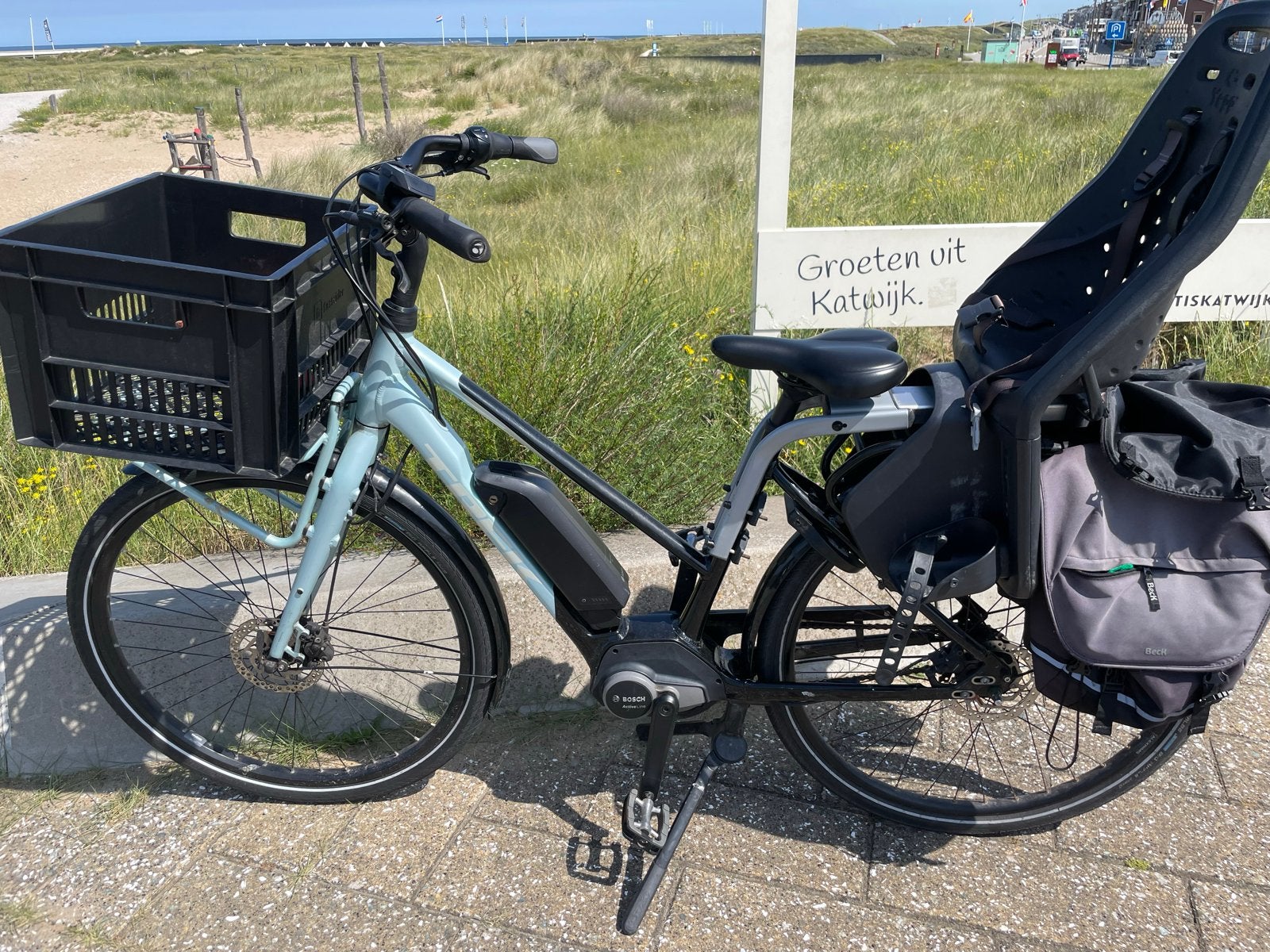 Trek District +, 4500km, Activeline Bosch motor, Fietsen en Brommers, Gebruikt, 51 tot 55 cm, 30 tot 50 km per accu, Ophalen