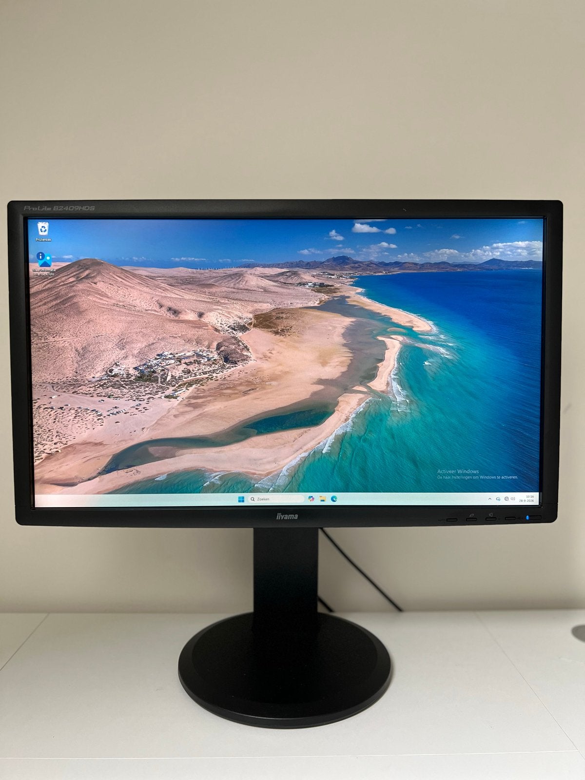 Iiyama ProLite B2483HS-B1 24 inch Full HD Monitor, In hoogte verstelbaar, Full HD, Ophalen of Verzenden, Zo goed als nieuw