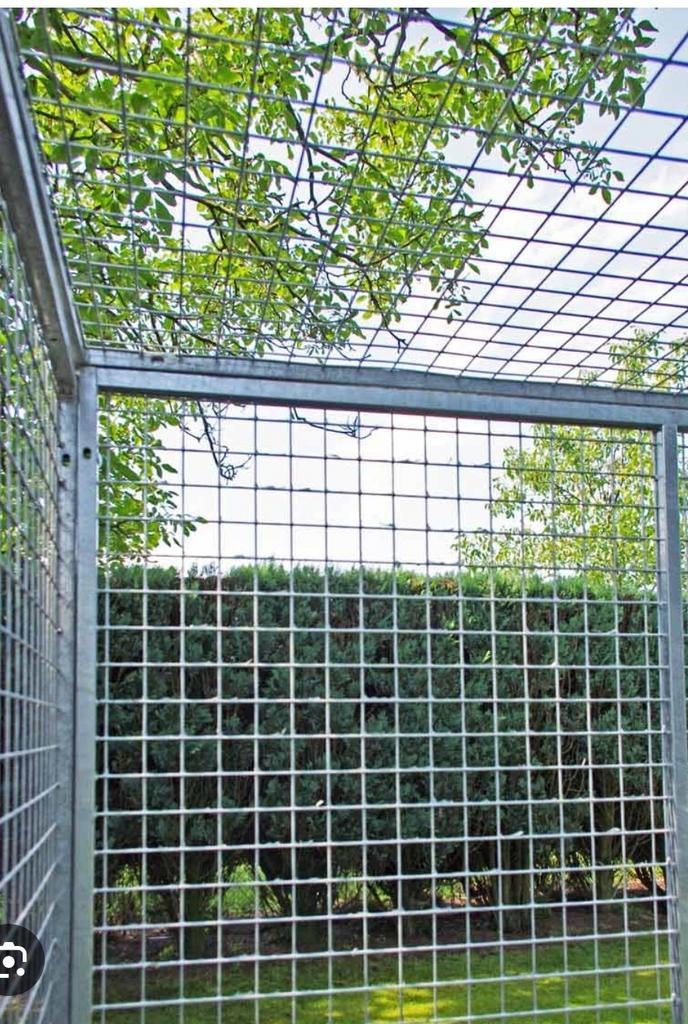Voliere aluminium teab 3x2x2, Dieren en Toebehoren, Ophalen, Gebruikt