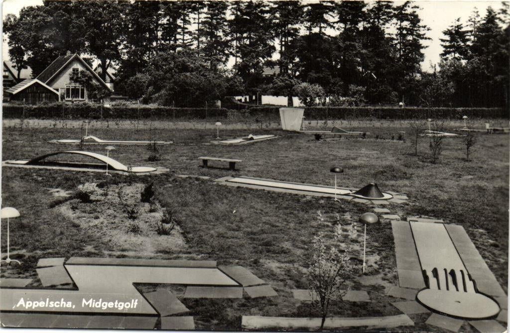 Appelscha, Midgetgolf - 1966 gelopen, Verzamelen, Ansichtkaarten | Nederland, Gelopen, Noord-Brabant, Voor 1920, Ophalen of Verzenden