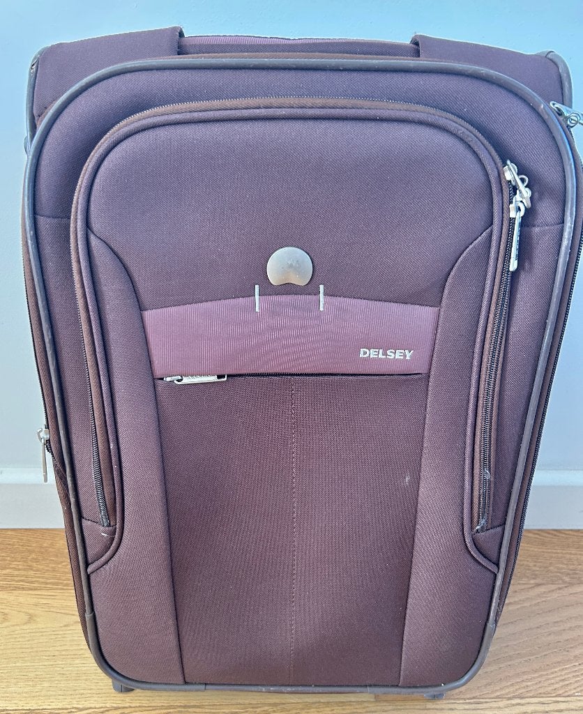 Delsey baggage trolley, Sieraden, Tassen en Uiterlijk, Koffers, Wieltjes, Overige materialen, Gebruikt, 50 tot 60 cm