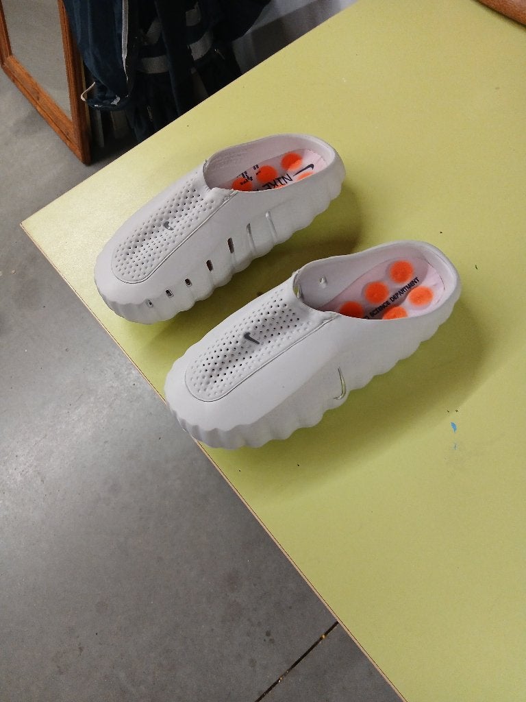 Nike Mind Science Department slippers maat 41, Wit, Nike, Gedragen, Ballerina's