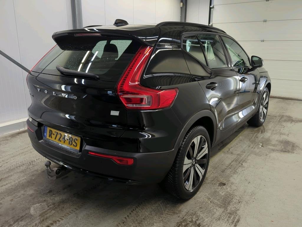 Volvo XC40 Recharge Ultimate 70 kWh Soh 94.5% Pano.dak Har/K, Auto's, 419 km, Gebruikt, Zwart, Verwarmde buitenspiegels