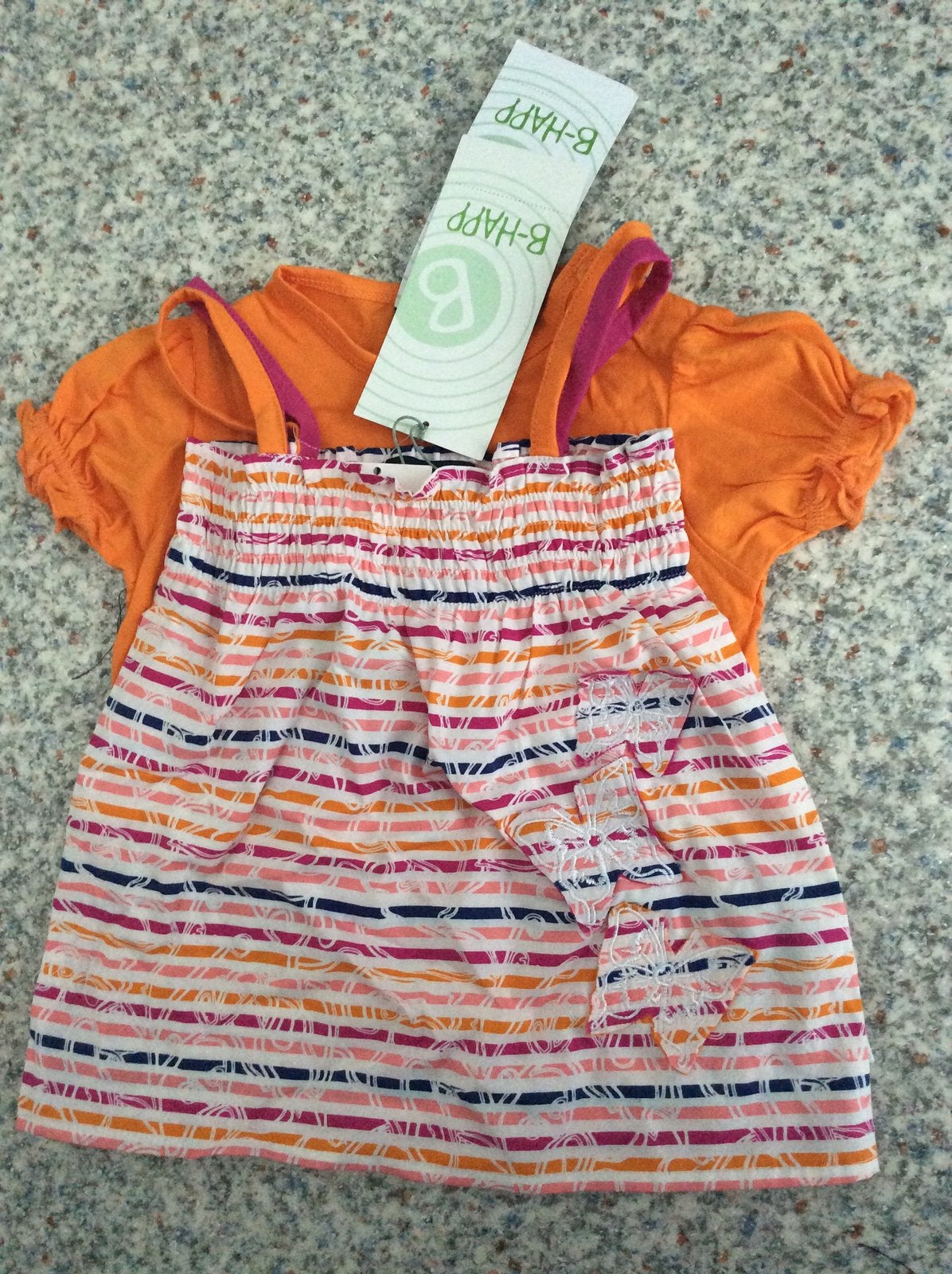 Villa Happ oranje setje shirt + tuniek mt 86 NIEUW, Kinderen en Baby's, Babykleding | Maat 86, Ophalen of Verzenden, Nieuw, Meisje