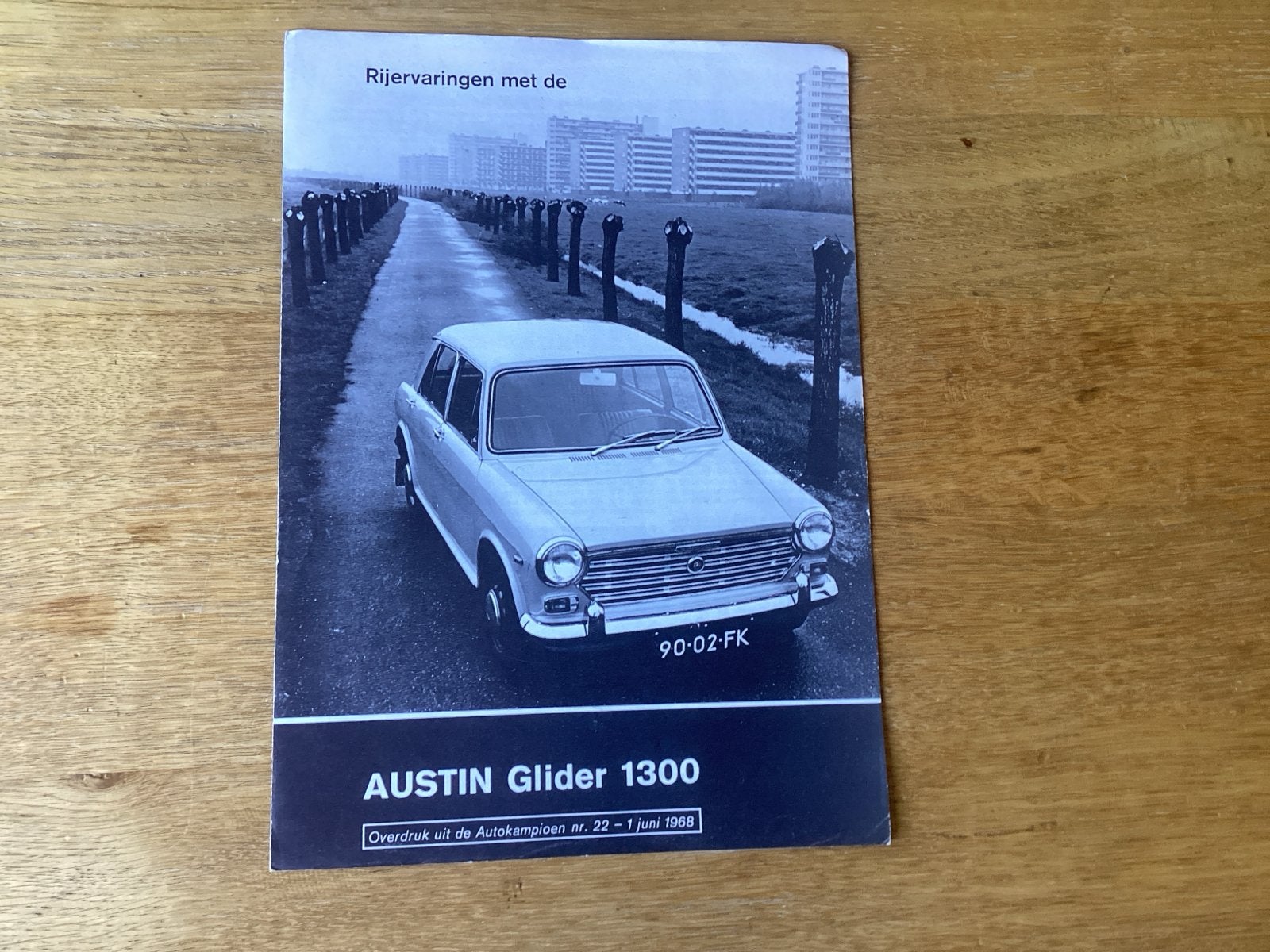 Austin Glider 1300 Rijervaringen Autokampioen 1968, Ophalen of Verzenden, Gelezen, Overige merken