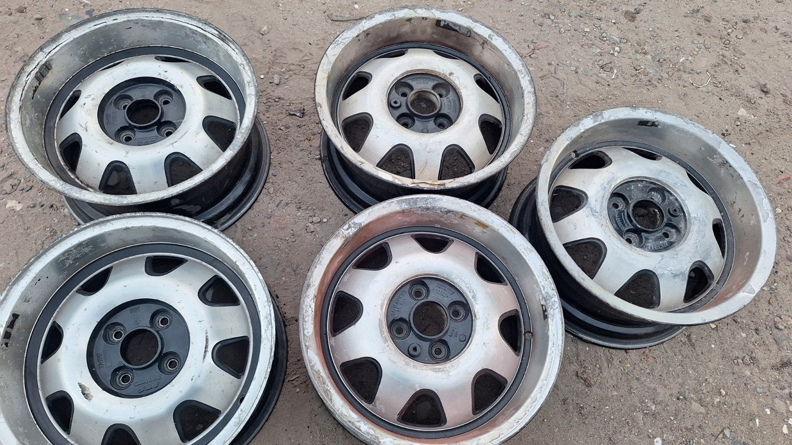 5 x retro a.t.s. velgen 7 j x 15 inch vw, Ophalen, 15 inch, Velg(en), 195 mm