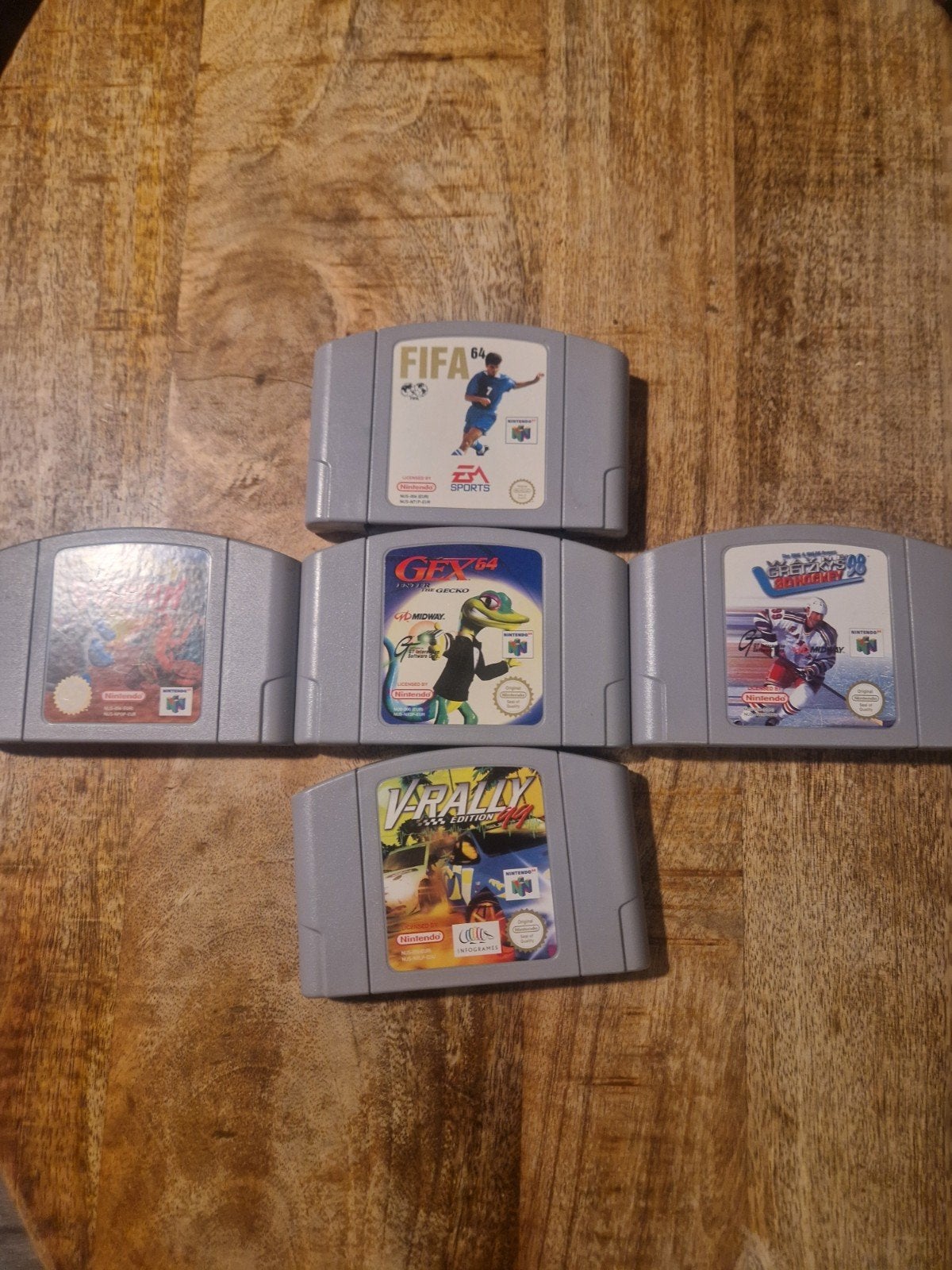 Nintendo 64 Spellen - FIFA 64, Gex 64, V-Rally, NHL 98, Spelcomputers en Games, Games | Nintendo 64, 3 spelers of meer, Ophalen of Verzenden