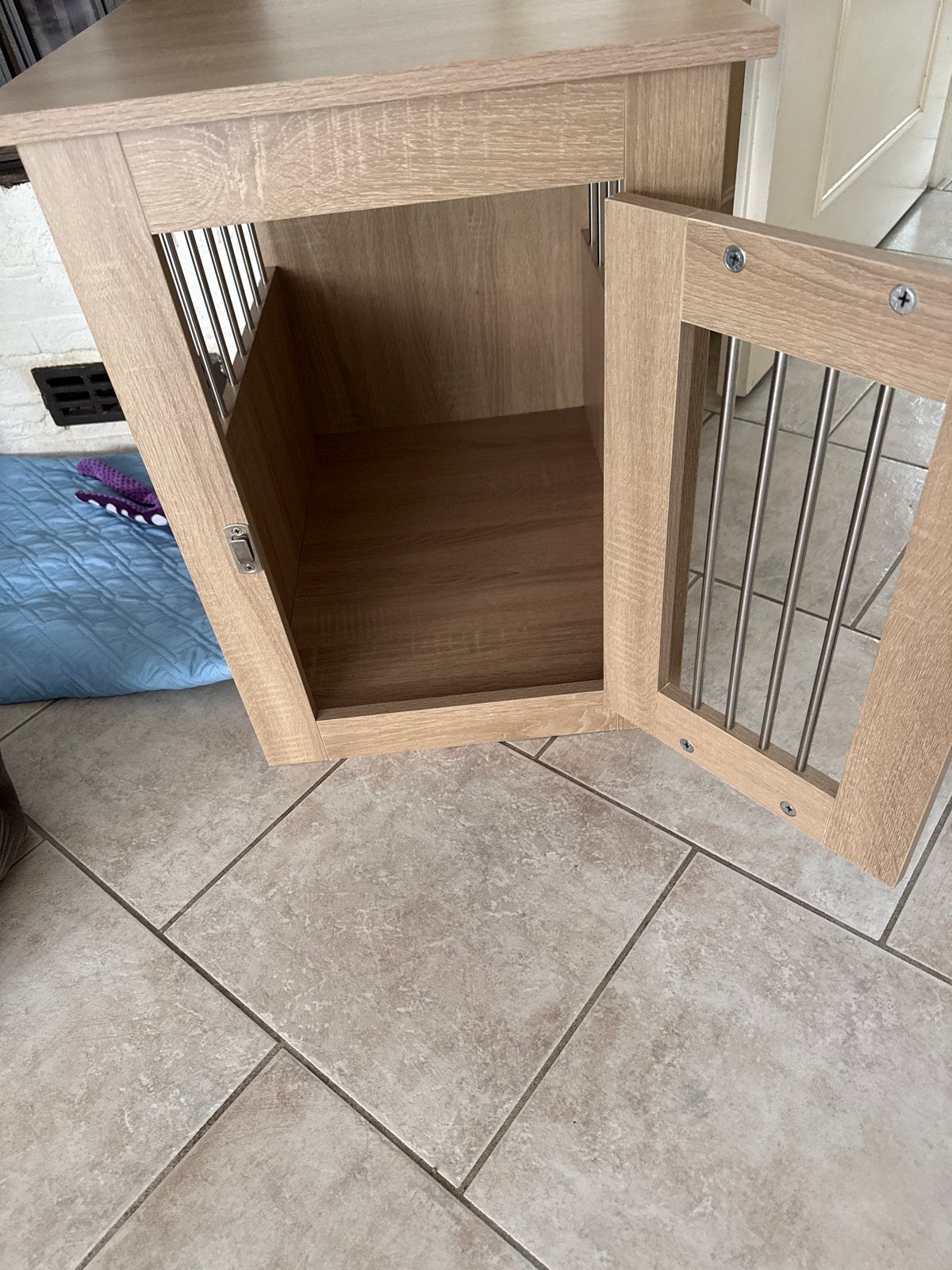 Puppy of kleine hond houten zijtafel bench maat XS, Dieren en Toebehoren, Ophalen, Zo goed als nieuw
