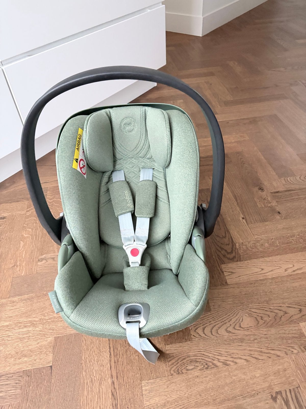 Cybex Cloud T i-Size Plus Baby Autostoel - Salie Groen, Overige merken, Autogordel of Isofix, Verstelbare rugleuning, Ophalen of Verzenden