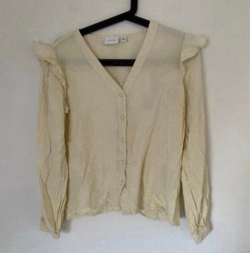 Vila blouse dames, maat. 34 / xs, Kleding | Dames, Blouses en Tunieken, Vila, Verzenden, Zo goed als nieuw, Maat 34 (XS) of kleiner