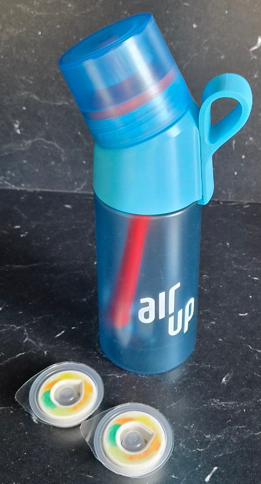 Air up Twist Pro fles met 2 pods, Ophalen of Verzenden, Gebruikt