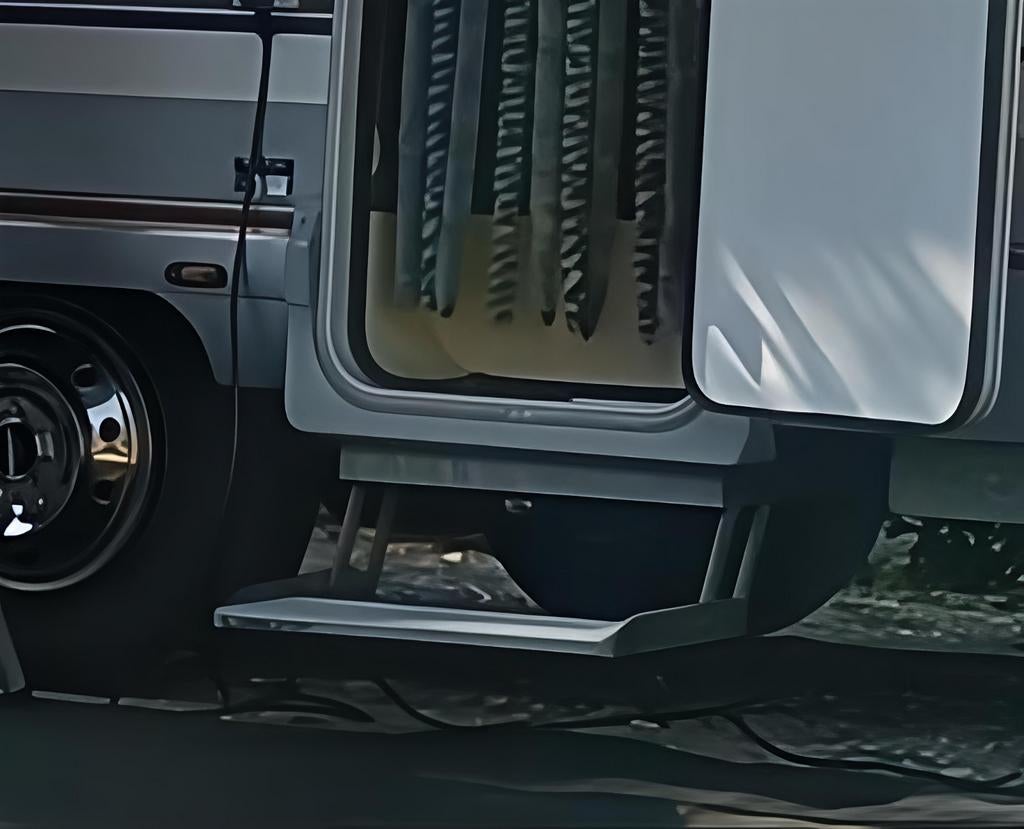 OMNI STEP elektrische opstap voor camper/caravan, Caravans en Kamperen, Ophalen, Gebruikt