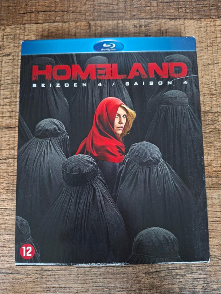 Homeland Seizoen 4 Blu-ray - Spannende Spionage Serie, Ophalen of Verzenden, Zo goed als nieuw, Tv en Series