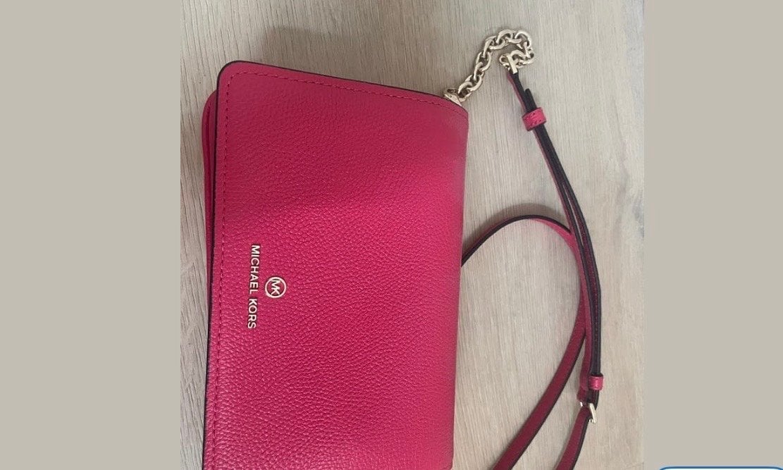 Michael Kors Authentieke Crossbody Tas - Prachtig Roze, Ophalen, Zo goed als nieuw, Roze, Schoudertasje