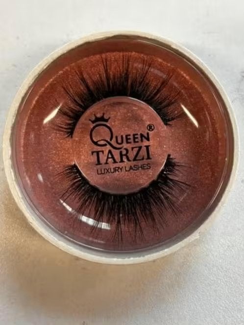 NIEUW! Queen Tarzi luxury lashes nep wimpers €11,99, Ophalen of Verzenden, Nieuw, Zwart, Ogen