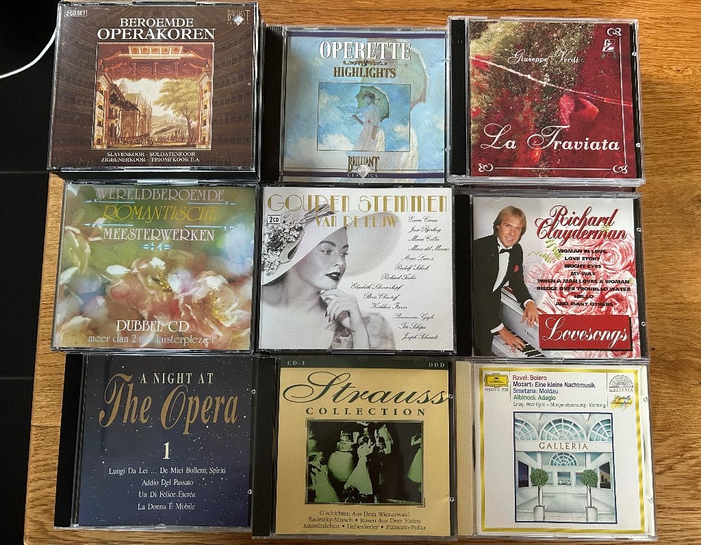 Diverse Klassieke Muziek CD's en Dubbel CD's, Ophalen, Gebruikt, Verdi, Opera of Operette