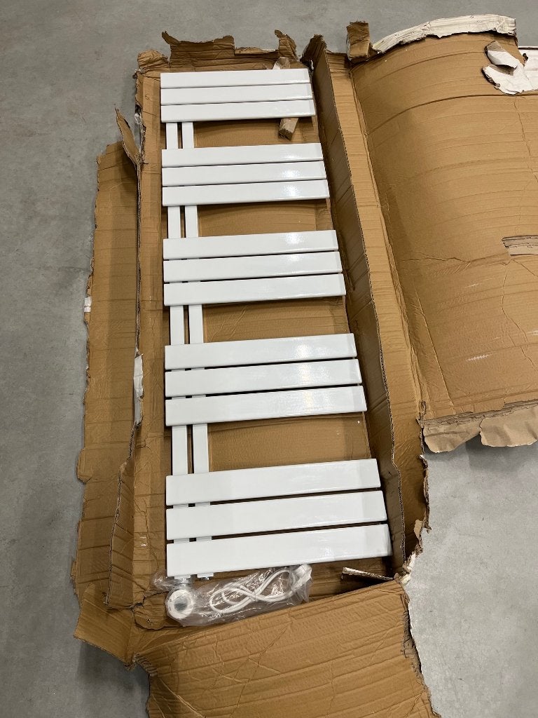 Belrad elektrische handdoekradiator Links 1600 x 500 Wit, Radiator, Nieuw, Minder dan 60 cm, Ophalen of Verzenden